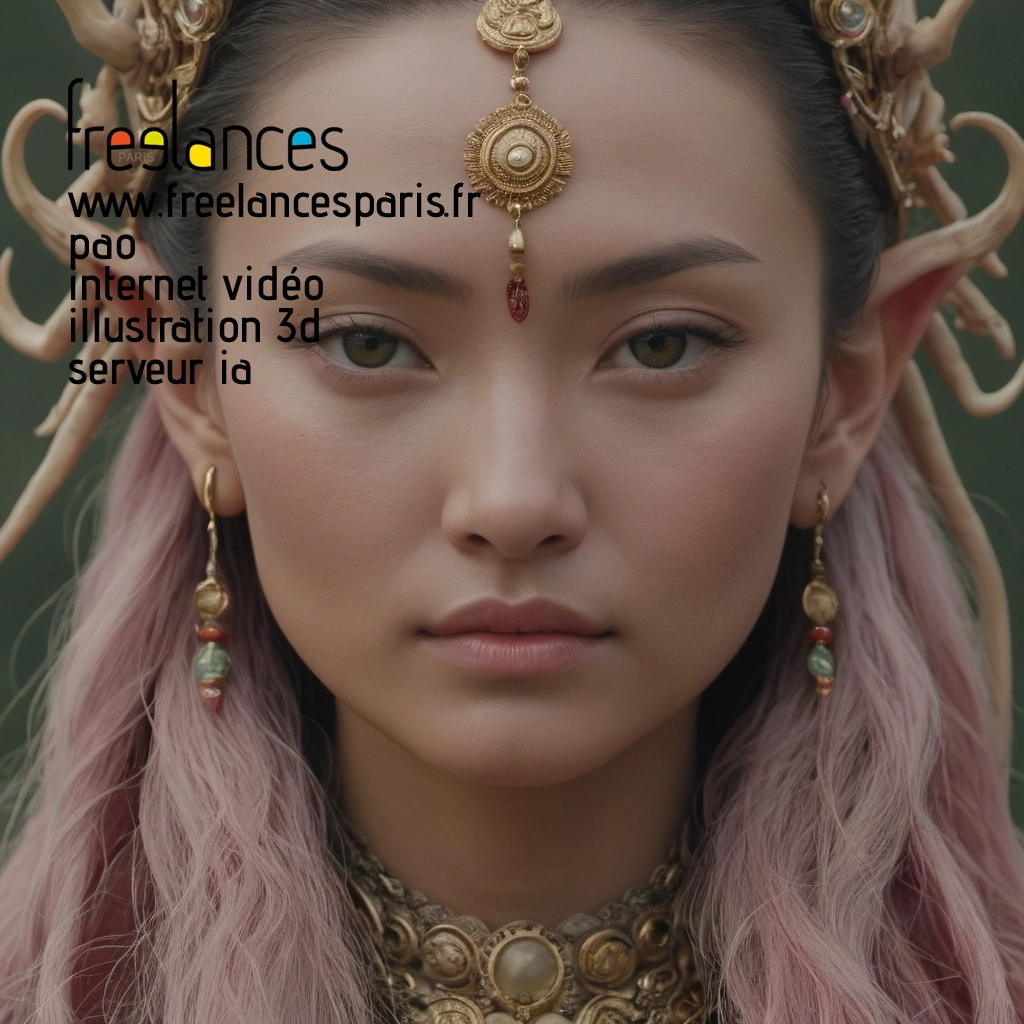 Pao mise en page internet vidéo illustration 3d serveur IA générative AI freelance paris studio de création magazines 8lhotzi0